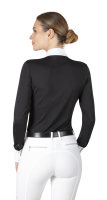 Equiline Damen Turniershirt Guardeg, nero, white HW 22