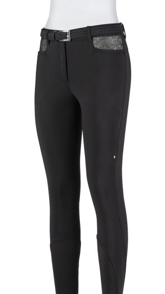 Equiline Damen Reithose FullGrip Gaviref, schwarz