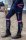 Fair Play Reitleggins Mila Young Rider, schwarz-lila, navy pink, HW´22