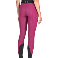 Equiline Damen Reithose FullGrip Highwaist Giaiafh, white, nero, wood violet