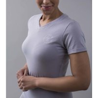 Kingsland Damen T- Shirt KLOvelia V- Neck, navy, grey sleet