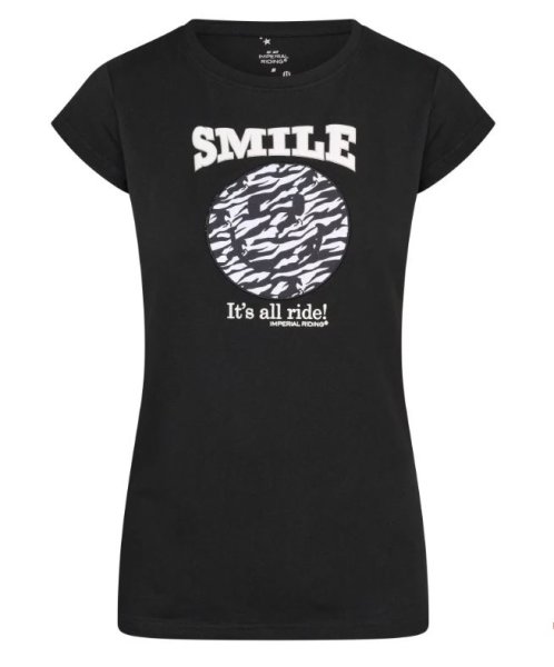 Imperial Riding T-Shirt Smiley Zebra, black