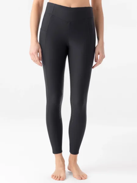 Equiline Damen Winter Reitleggins FullGrip Connyf, black