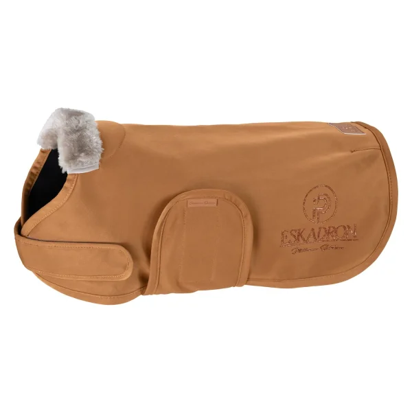 Eskadron Hundemantel Softshell Platinum, cognac