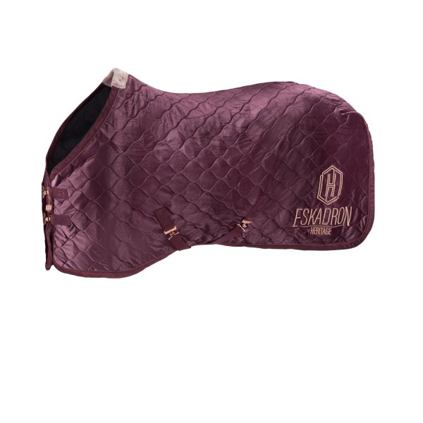 Eskadron Abschwitzdecke Velvet Heritage, cassis