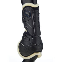 Stübben Gamasche FreeFlex Lammfell Front, schwarz