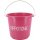 Hippo Tonic Stalleimer 12 Liter, pink, schwarz