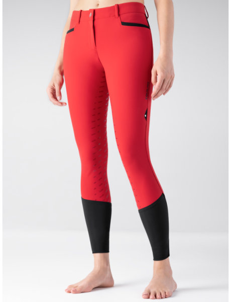 Equiline Damen Reithose FullGrip Cepif, molten lava