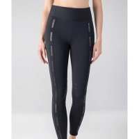 Equiline Damen Reitleggins FullGrip Cerberf, nero, indigo blue