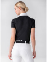 Equiline Damen Turniershirt Gliteg, nero, white