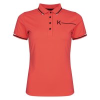 Kingsland Damen Poloshirt KLGreta, coral deep sea, navy