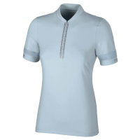 Pikeur Damen Zip Shirt Selection, navy, pastel blue