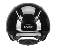 Uvex Reithelm Exxeed Shiny Chrome, black glossy