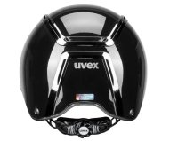 Uvex Reithelm Exxeed Shiny Chrome, black glossy