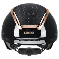 Uvex Reithelm Exxeed Glow, black, navy-black, black-rose