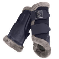 Eskadron Gamaschen Mesh Faux Fur Classic Sports, navy, powder green