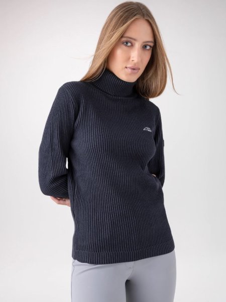 Equiline Damen Rollkragenpullover Nicole, blu