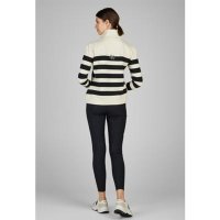 Pikeur Damen Sweatshirt Athleisure, off white/black