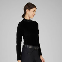 Pikeur Damen Langarmshirt Rip Selection, black velvet