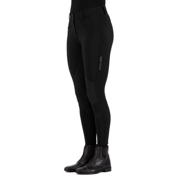 Euro Star Damen Reithose ESArista Grip Connect Full, black