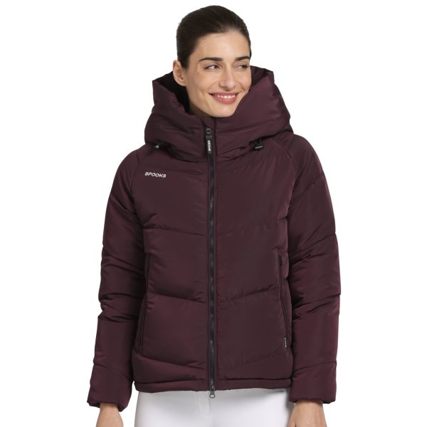 Spooks Damen Jacke Oskah, plum, black