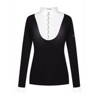 Fair Play Damen Langarm Turniershirt Lyndal, black, white