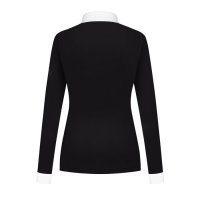 Fair Play Damen Langarm Turniershirt Lyndal, black, white