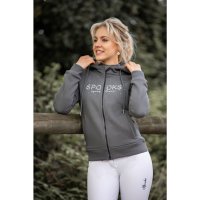 Spooks Damen Sweat Jacke Eliaa, plum, dark shadow