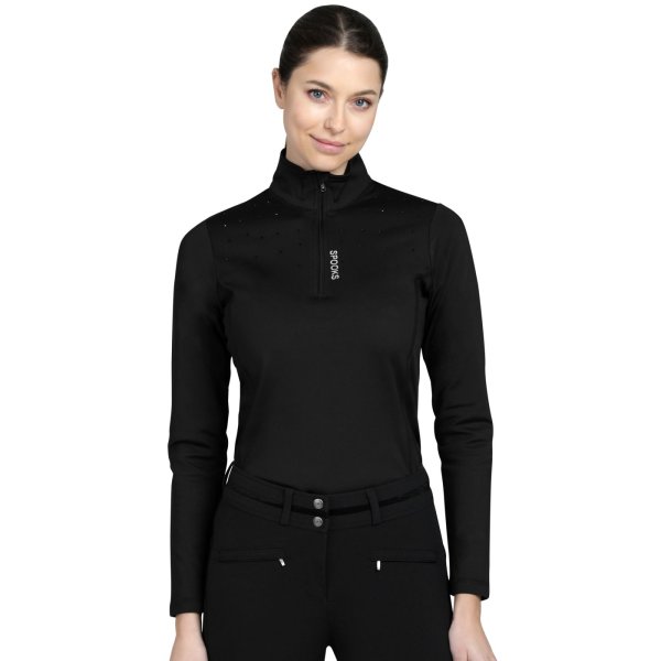 Spooks Damen Thermo Shirt Mairah, black