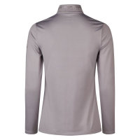 Pikeur Damen Langarm Shirt Zip Selection, cloud lilac, black