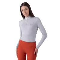 Equiline Damen Langarmshirt Estrae, blu, artic ice