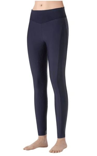 Equiline Damen Reitleggings FullGrip Engaref, blu