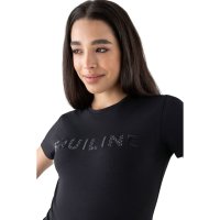 Equiline Damen T- Shirt Gelig, nero