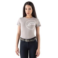 Equiline Damen T- Shirt Cubry, tortora dove