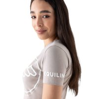 Equiline Damen T- Shirt Cubry, tortora dove