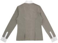 Equitheme Damen langarm Turniershirt Julie, taupe