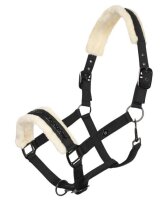 Imperial Riding Lammfell- Halfter Jewel, black