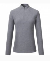 Hv Polo Damen Shirt langarm Floria, natural heather, grey...