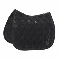 Eskadron Schabracke Velours Crystal Platinum, soft rouge, black
