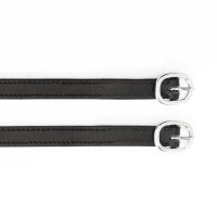 Kavalkade Sporenriemen Leder Patent, Black Patent Crystal
