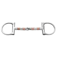 Sprenger Gebiss D-Ring mit Kupferrollen einfach gebrochen