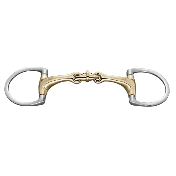 Sprenger Gebiss Olivenkopf mit D- Ring WH Ultra Sensogan; 14mm doppelt gebrochen