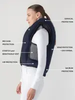 Equiline Airbag Weste Belair, Blue