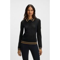Hugo Boss Damen Polo Strick-Shirt Pam black