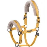 Eskadron Halfter Fauxfur Platinum golden yellow, soft...