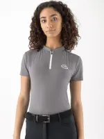 Equiline Damen Polo Shirt Equestry storm, forest green