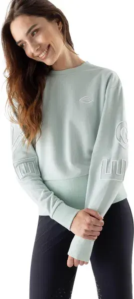 Equiline Damen Sweatshirt Eqcarly, Surf Green