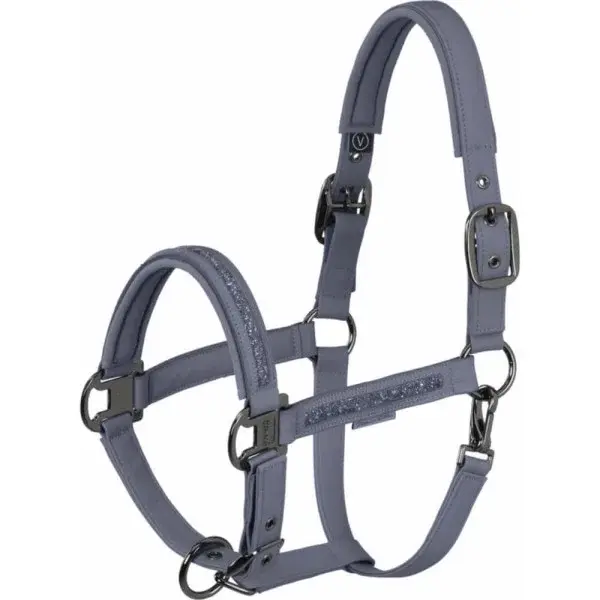 Eskadron Halfter Faux Leather Jewel Double Pin Platinum