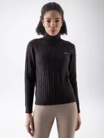 Equiline Damen Strickpullover Coffe Bean