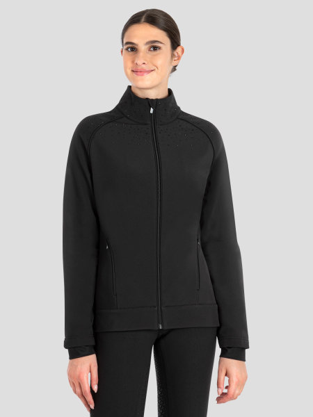 Equiline Damen- Softshelljacke schwarz